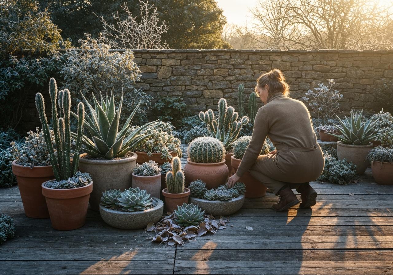 Est-ce que les plantes grasses peuvent rester dehors l'hiver ?