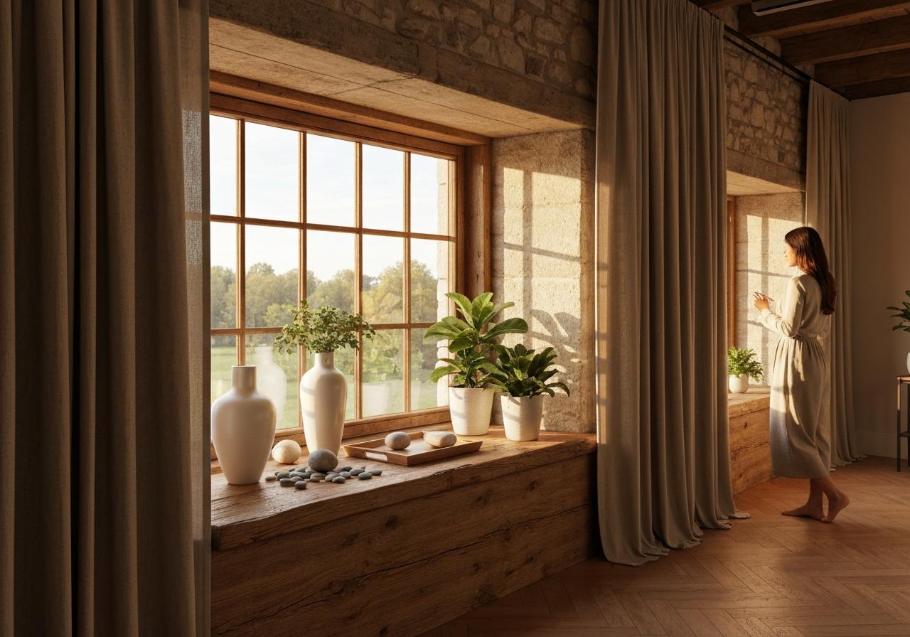 Quelles sont les idées pour décorer un rebord de fenêtre intérieur ?