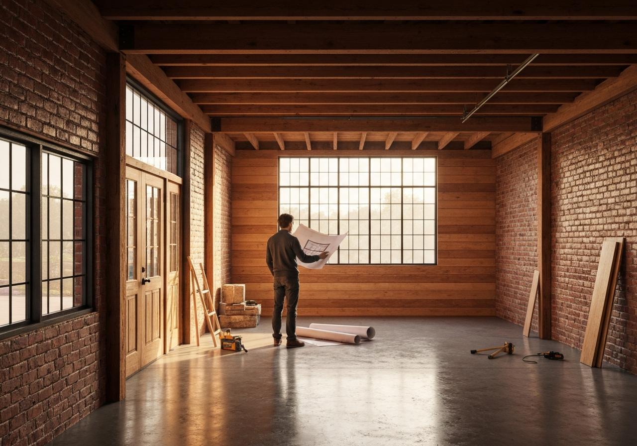 Est-ce qu'une déclaration préalable est nécessaire pour aménager un garage en pièce à vivre ?