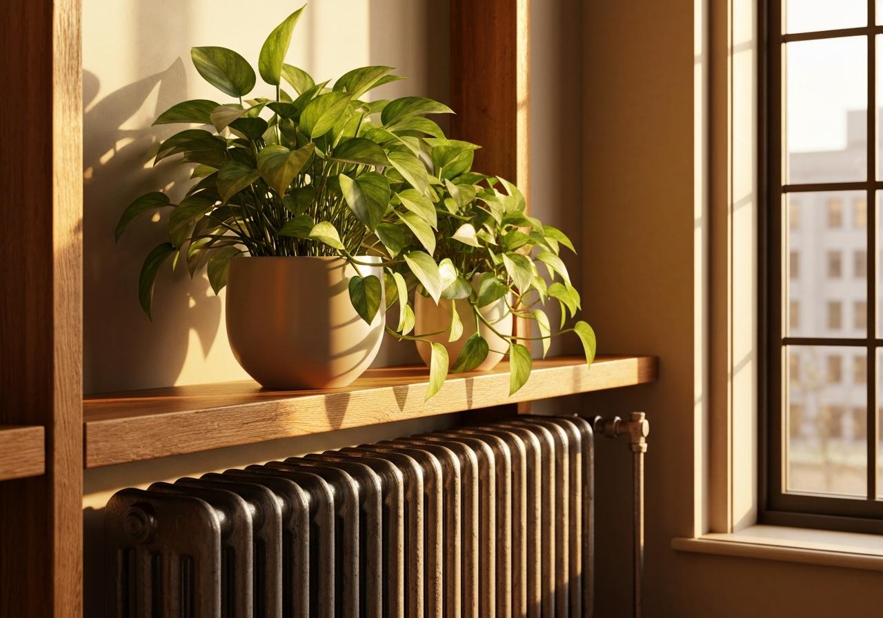 Plante qui supporte la chaleur du radiateur
