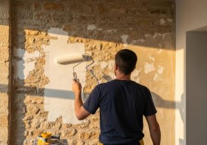Comment peindre un mur avec du salpêtre ?