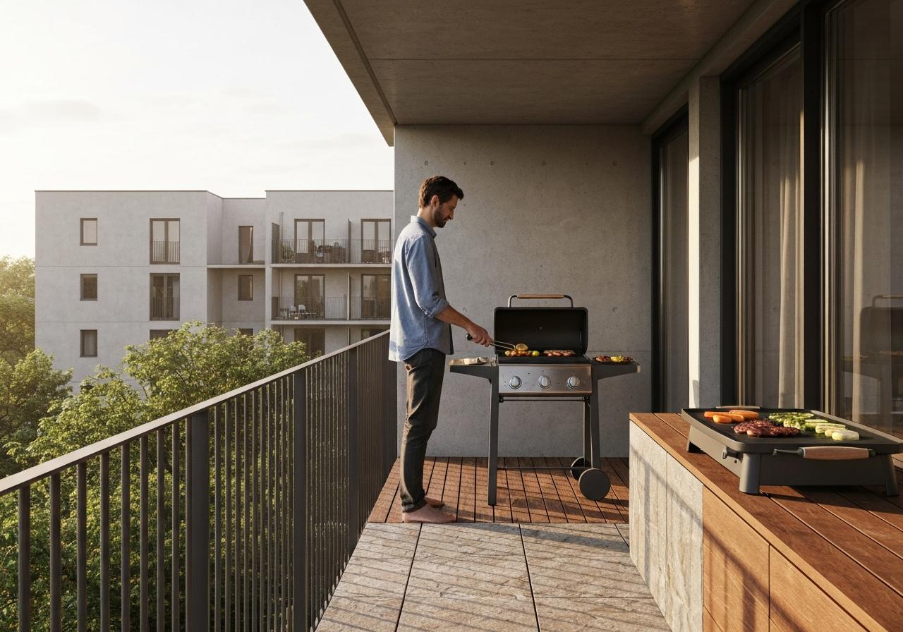 Est-ce que le règlement de copropriété autorise l'utilisation d'un barbecue électrique ?