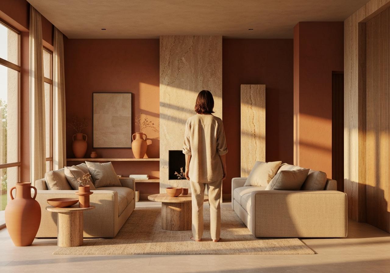 Est-ce que le beige va avec le terracotta ?