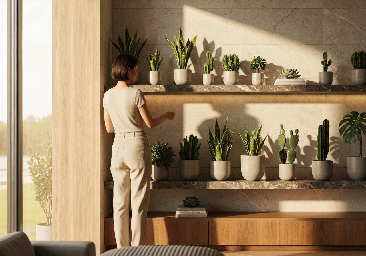 Quelle plante d'intérieur ne demande pas d'eau ?