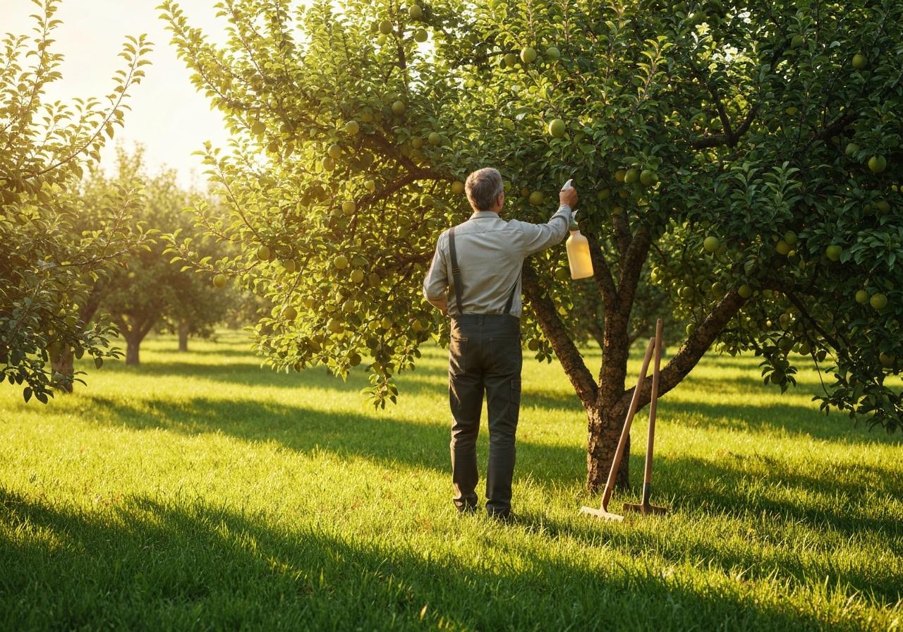 Comment éviter les insectes sur les arbres fruitiers ?