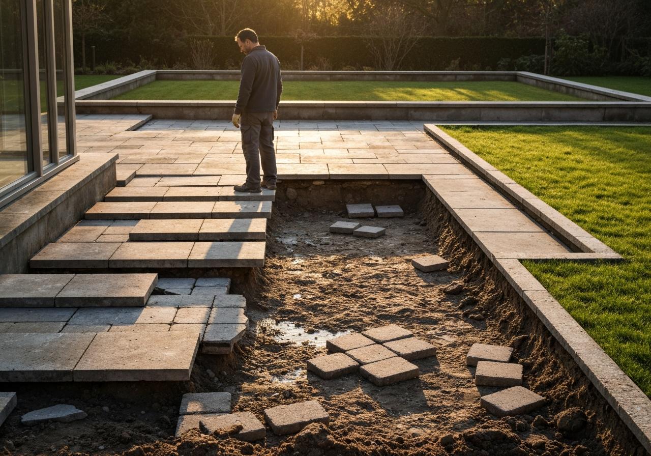 Quelles sont les causes possibles d'une terrasse qui se soulève ?