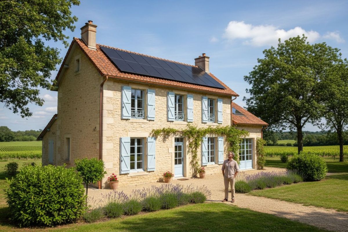 Panneaux photovoltaïques maison