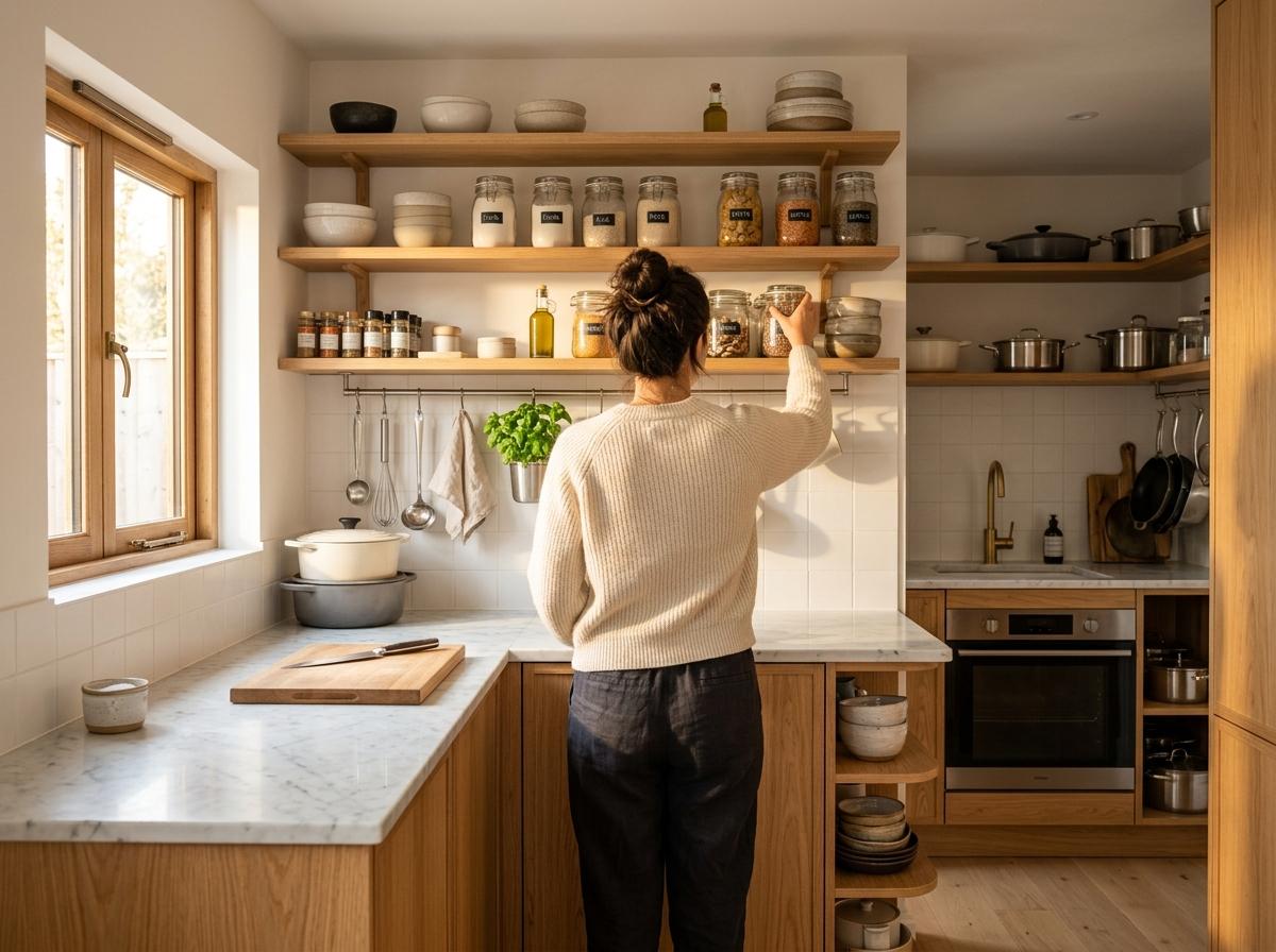 Comment optimiser le rangement dans une petite cuisine ?