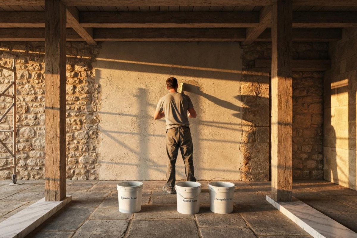 Quels sont les 3 types de chaux ?