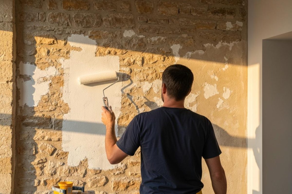 Comment peindre un mur avec du salpêtre ?