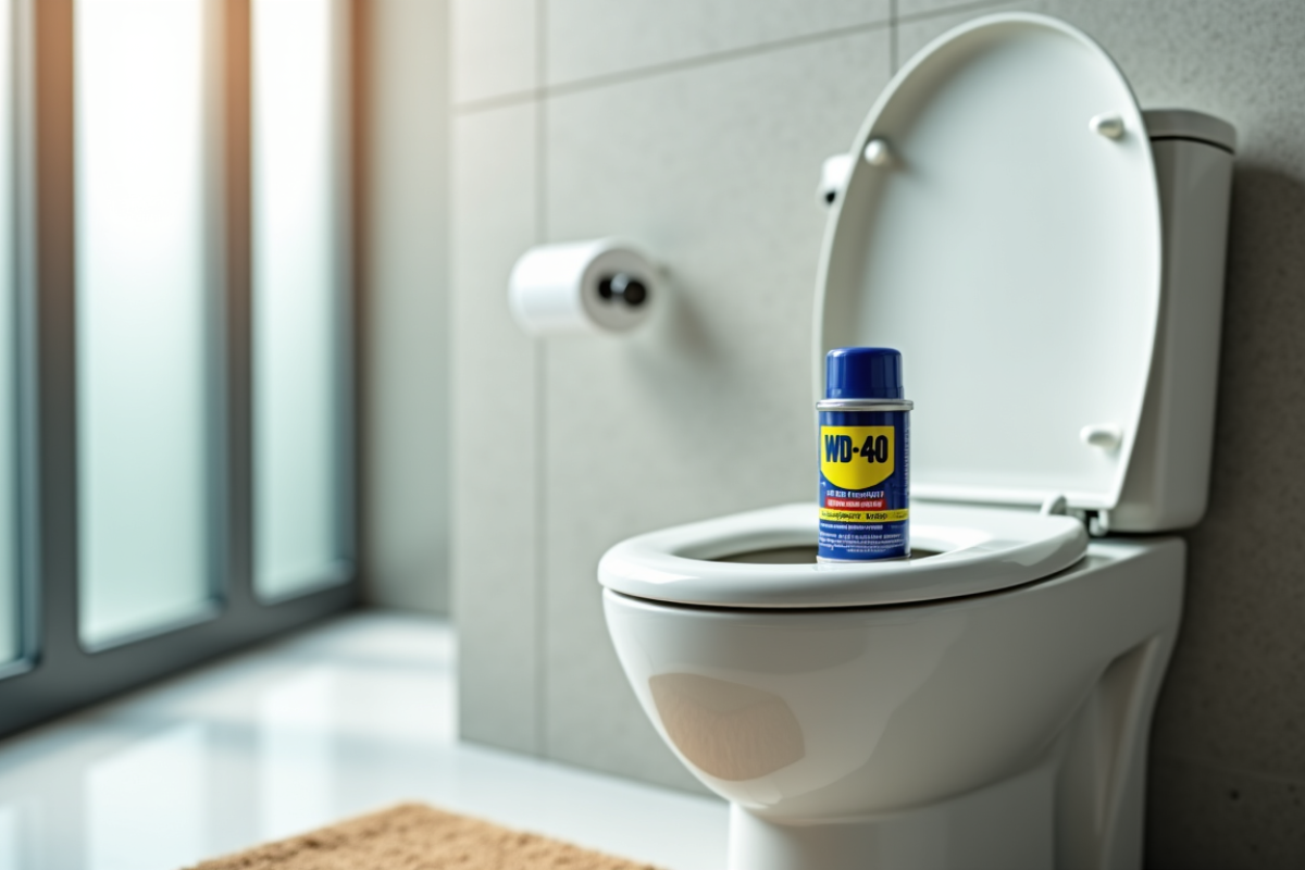 Wd 40 dans les toilettes